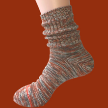 Load image into Gallery viewer, Unisex Organic Cotton Sweater Socks. Sustainable product