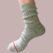 Load image into Gallery viewer, Unisex Organic Cotton Sweater Socks. Sustainable product