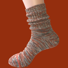 Load image into Gallery viewer, Unisex Organic Cotton Sweater Socks. Sustainable product
