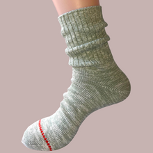 Load image into Gallery viewer, Unisex Organic Cotton Sweater Socks. Sustainable product
