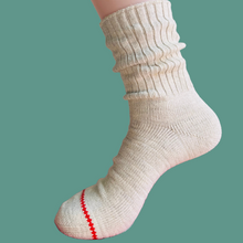 Load image into Gallery viewer, Unisex Organic Cotton Sweater Socks. Sustainable product
