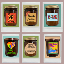 Load image into Gallery viewer, Hand poured soy wax candle in Anchor and Hocking canning Jar 8.0 oz
